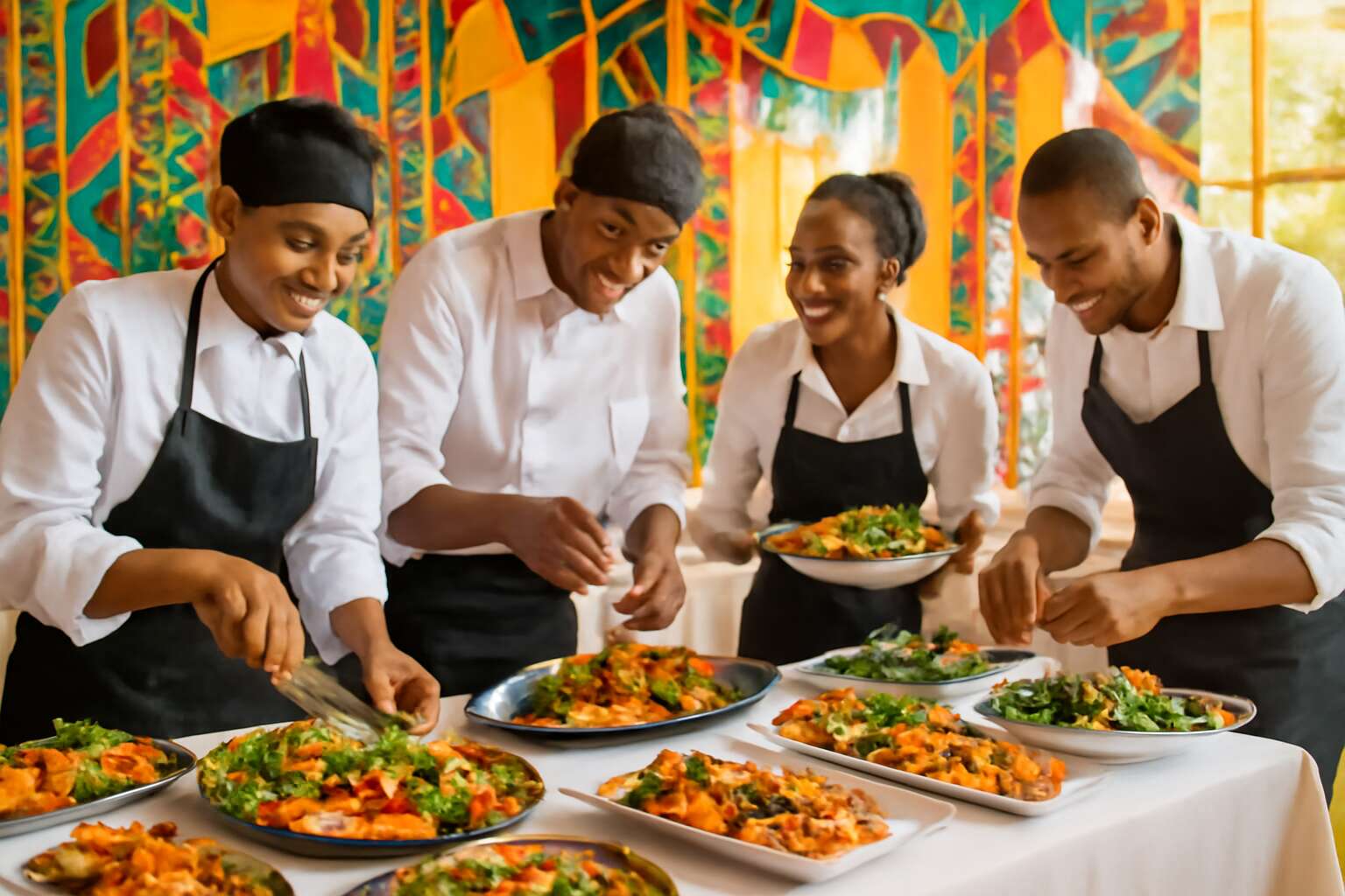 how to start a catering company in south africa