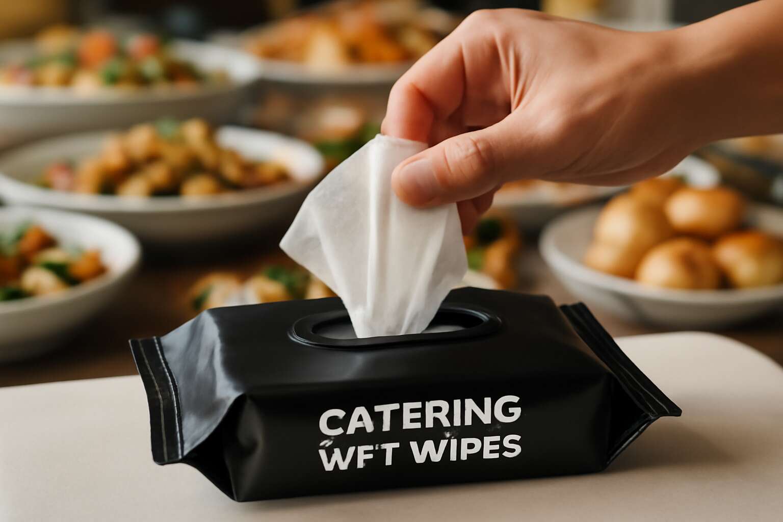 catering wet wipes