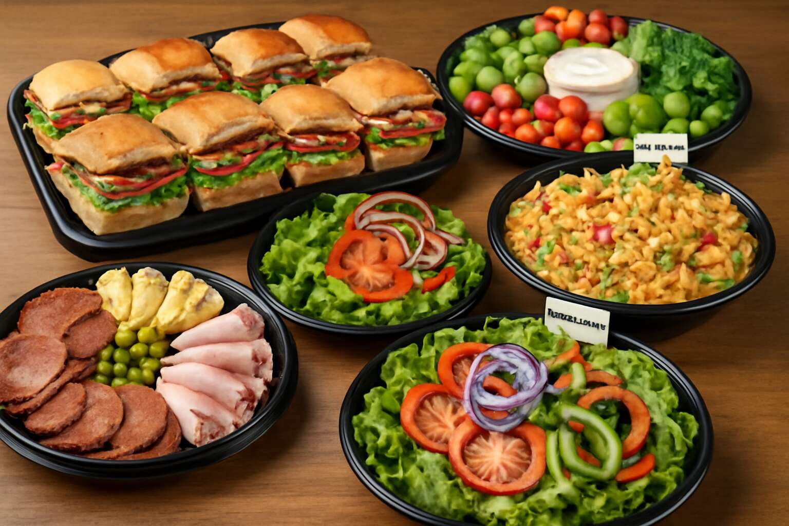 food platters subway