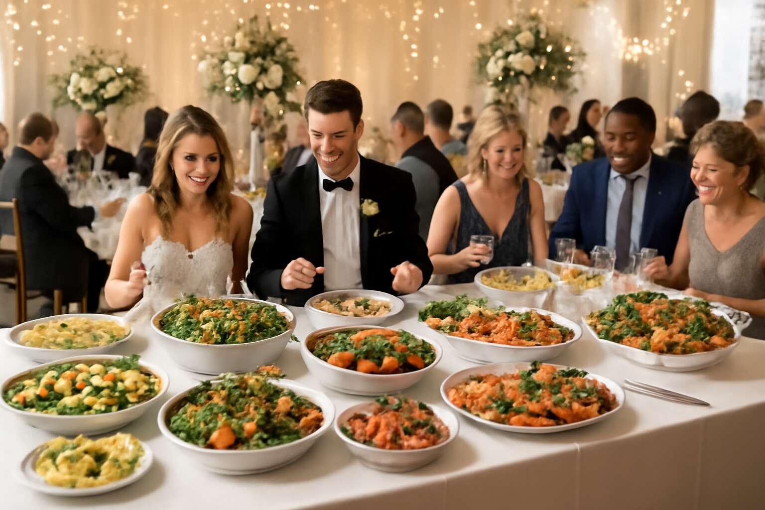 wedding catering buffet style