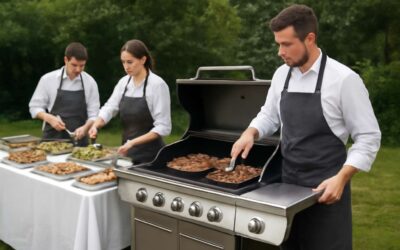 Catering success starts with a catering gas grill: flavor, speed, wow