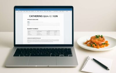 Win Clients with catering quotation template word for perfect, professional event quotes