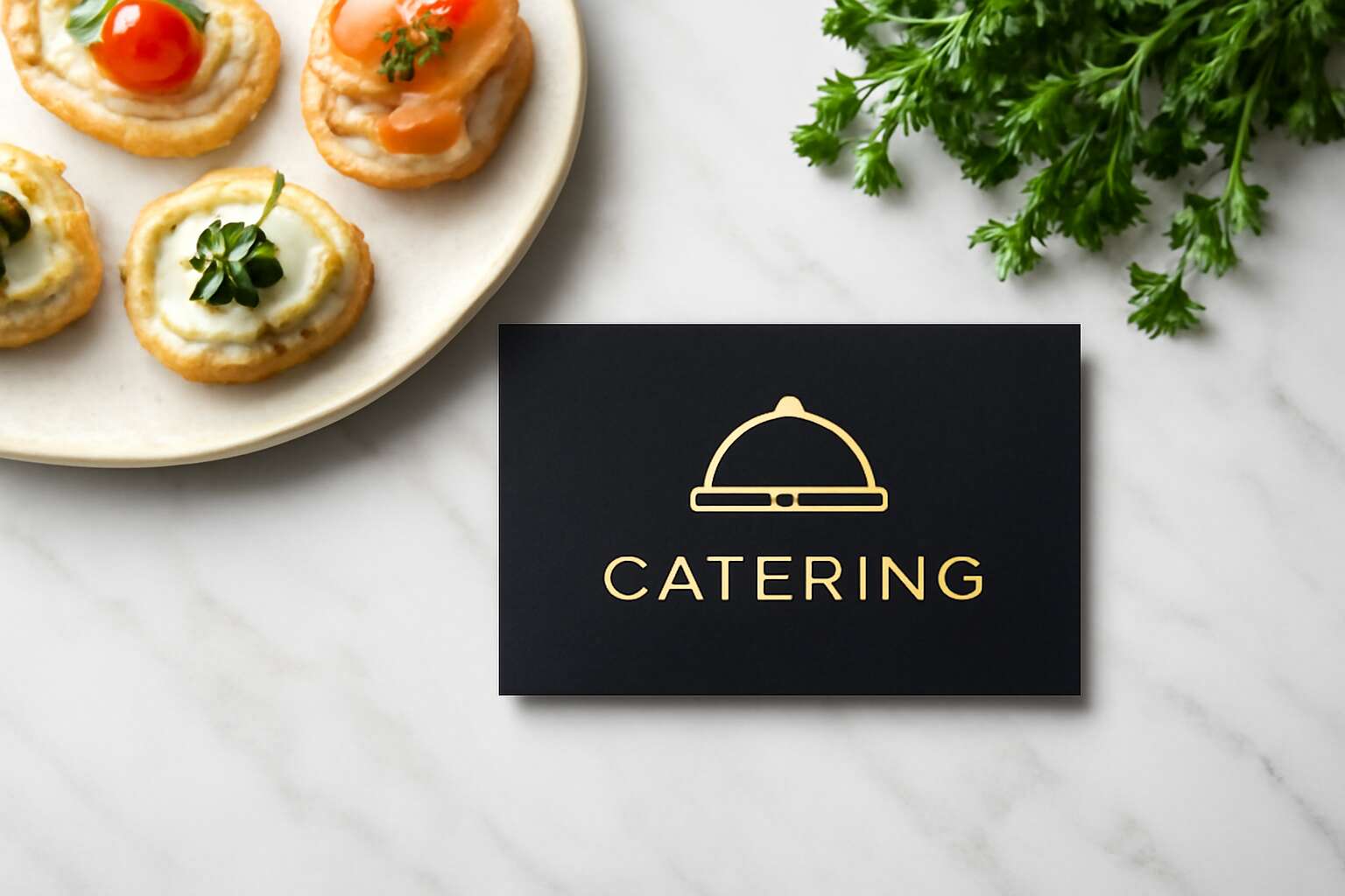 catering visiting card