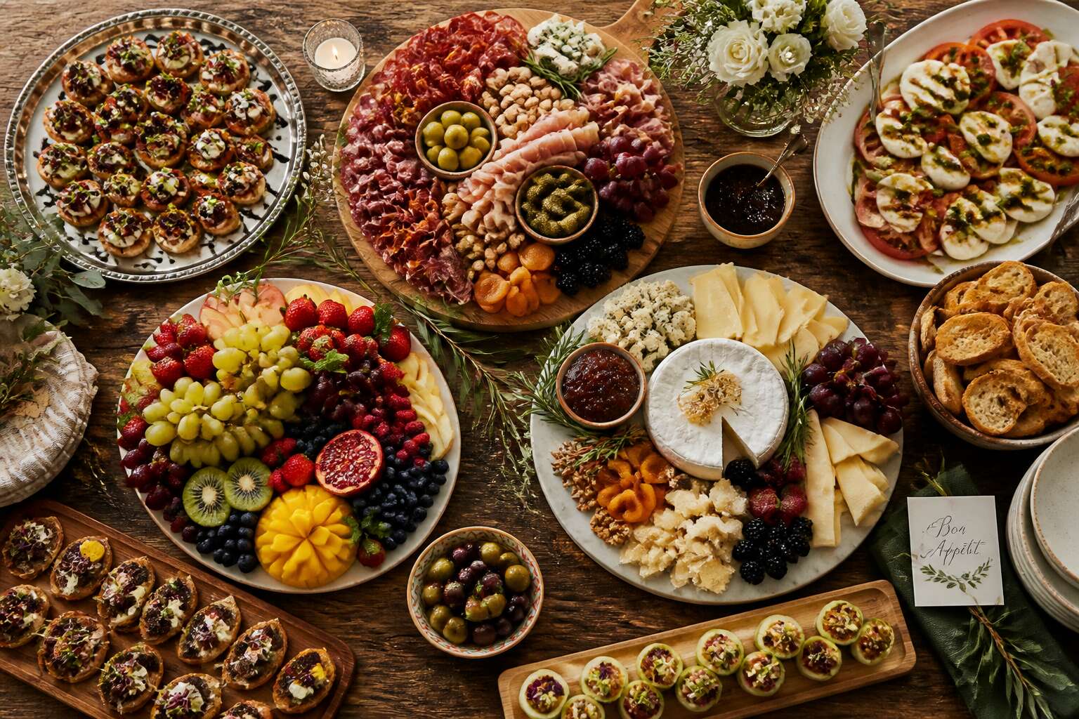 plates and platters catering